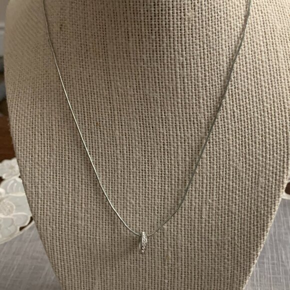 Fifth Ave. Crystal and Silver Tone Necklace - Picture 5 of 5
